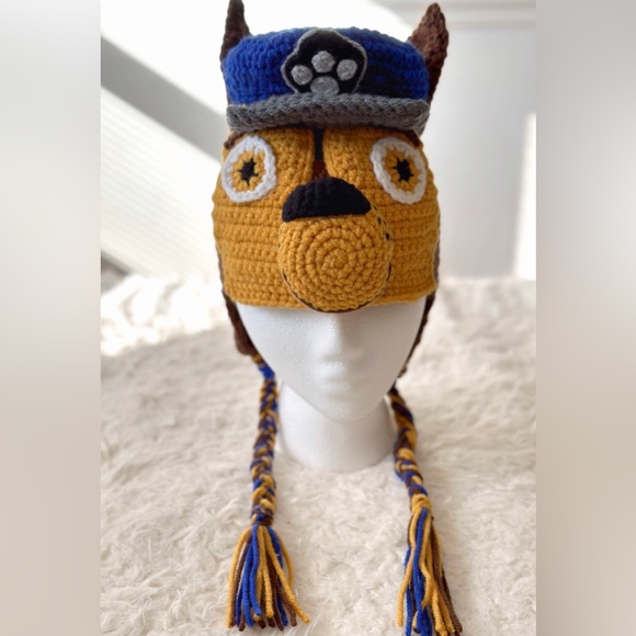 Kids Hat Inspired Paw Patrol *Chase* - Handmade - Brand New - Picture 10 of 10